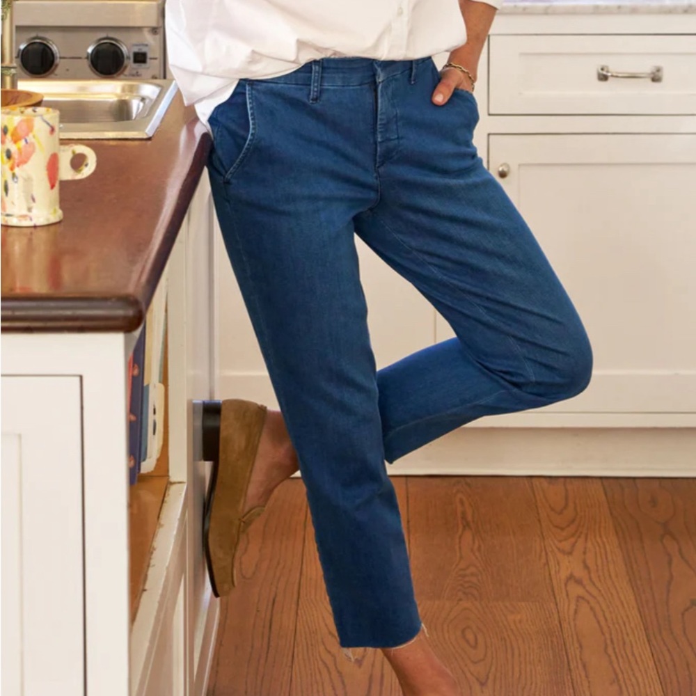 Frank and Eileen Wicklow Italian chino denim sz 10 never worn…color 1977 wash